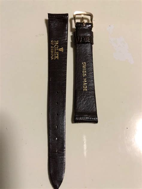 rolex vintage watch leather bracelet band|genuine Rolex leather watch straps.